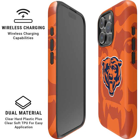 NFL Chicago Bears Double Vision iPhone 16 Pro Magsafe Impact Case